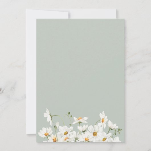 TEMPLATE Baby Dusche Einladung (Rückseite)