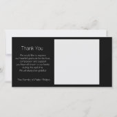 Template-Beileid Vielen Dank Hinzufügen Lieblingsb Dankeskarte (Vorderseite)