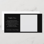 Template-Beileid Vielen Dank Hinzufügen Lieblingsb Dankeskarte (Vorne/Hinten)