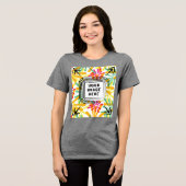 Template Bella+Leinwand Women's Tri-Mix T Shirt (Vorderseite voll)