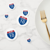 Template BIRTHDAY INTERSTATE STAAT DESIGN Konfetti (Gruppe)