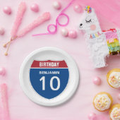 Template BIRTHDAY INTERSTATE STAAT DESIGN Pappteller (Party)