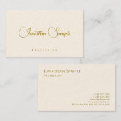 Template Business Cards Moderner Typografie Text Visitenkarte (Vorne/Hinten)