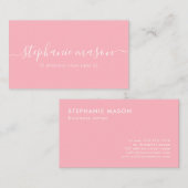 Template Business Minimalistisch einfach, modern r Visitenkarte (Vorne/Hinten)