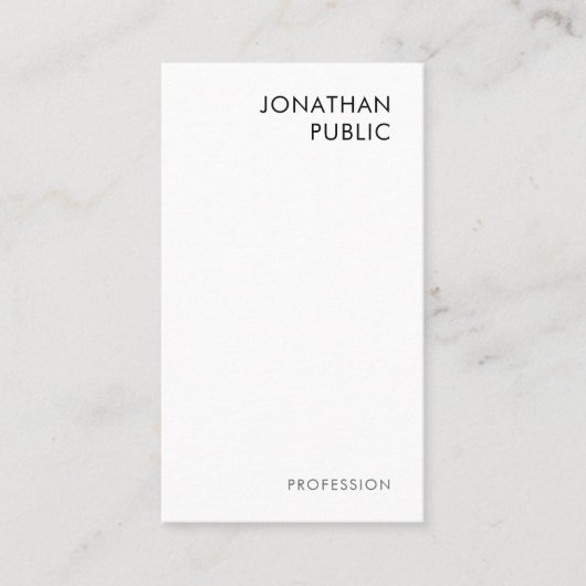 Template Businesscards Moderne Elegante Beruflich Visitenkarte (Vorderseite)