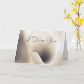 Template Card I Liebe You, Calla Lily Makro Beauty Karte (Gelbe Blume)