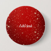 Template - Christmas Red Twinkle Button (Vorderseite)