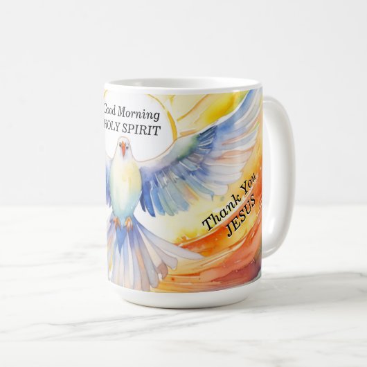 Template Coffee Tasse Guten Morgen Heiliger Geist (VorderseiteRechts)