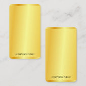 Template Custom Imitats Gold Metallic Look Mitteilungskarte (Vorne/Hinten)