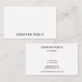 Template Einfach Beruflich modern minimalistisch Visitenkarte (Vorne/Hinten)