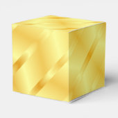 Template Elegante Imitate Gold Metallic Look moder Geschenkschachtel (Rückseite)
