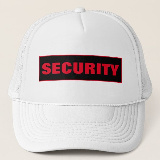 Template fett Schriftart Big Text Womens Mens Secu Truckerkappe (Vorderseite)