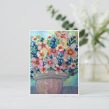 Template Fine Art Postcard Original Liebe Bouquet