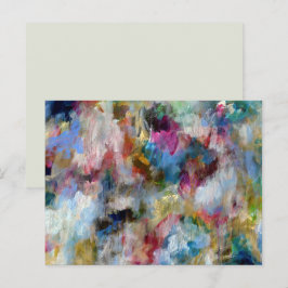 Template Fine Art Postcard Original Stormy Sky Postkarte