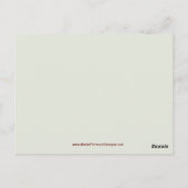 Template Fine Art Postcard Original Stormy Sky Postkarte (Rückseite)