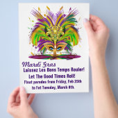 Template Flyer Mardi Gras (Hand)