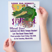 Template Flyer Mardi Gras (Hand)