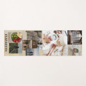 Template Foto Collage Individuelle Name Niedlich Yogamatte (Vorderseite (Horizontal))