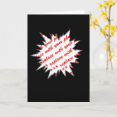 Template Foto Frame (schwarz) EXPLODIEREN Karte (Gelbe Blume)