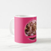 Template Foto Message Keepake Event Pink C58 Kaffeetasse (Vorderseite Links)