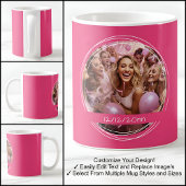 Template Foto Message Keepake Event Pink C58 Kaffeetasse