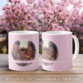 Template Foto Message Keepake Family Pink C52 Co Kaffeetasse
