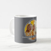 Template Foto Message Keepake Friends Gray C19 Kaffeetasse (Vorderseite Links)