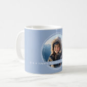 Template Foto Message Keepake Grandpa Blue C410 Kaffeetasse (Vorderseite Links)