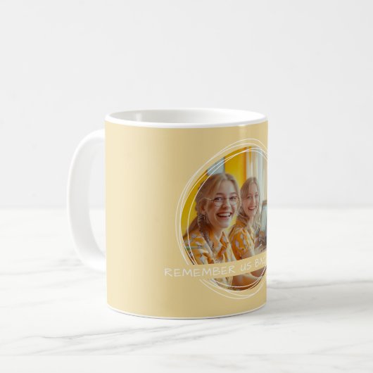 Template Foto Message Keepake Mates Yellow C62 Kaffeetasse (Vorderseite Links)