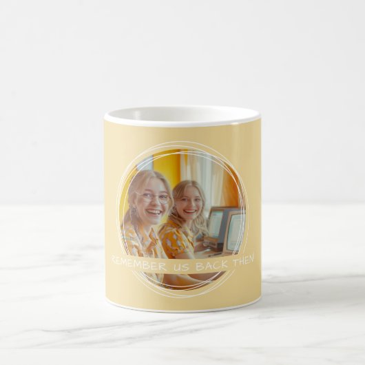 Template Foto Message Keepake Mates Yellow C62 Kaffeetasse (Mittel)