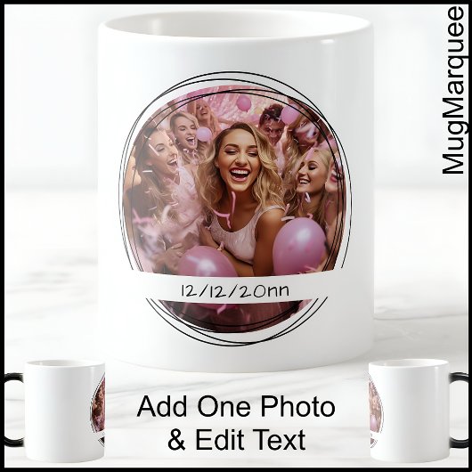 Template Foto Message Keepake Party White C00 Kaffeetasse