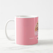 Template Foto Message Keepake Twins Pink C51 Kaffeetasse (Links)