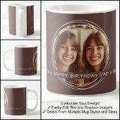 Template Foto Message Keepake Vater Brown C33 Kaffeetasse
