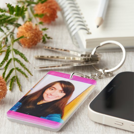 Template Foto Rechteck Schlüsselanhänger (Vorderseite rechts)