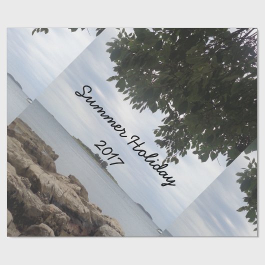 Template Foto Rectangle Camera Geschenkpapier (Flach)