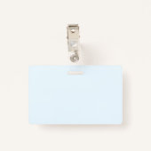 TEMPLATE FÜR Business Abzeichen mit Foto-ID Ausweis (Rückseite mit Klammer)