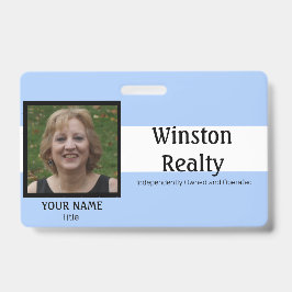 TEMPLATE FÜR Business Abzeichen mit Foto-ID Ausweis