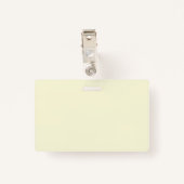 TEMPLATE FÜR Business Abzeichen mit Foto-ID Ausweis (Rückseite mit Klammer)