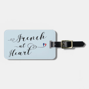 Template für das französische Heft-Gepäck, Frankre Gepäckanhänger