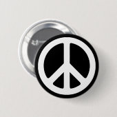 Template für das White Peace Symbol Button (Vorne & Hinten)