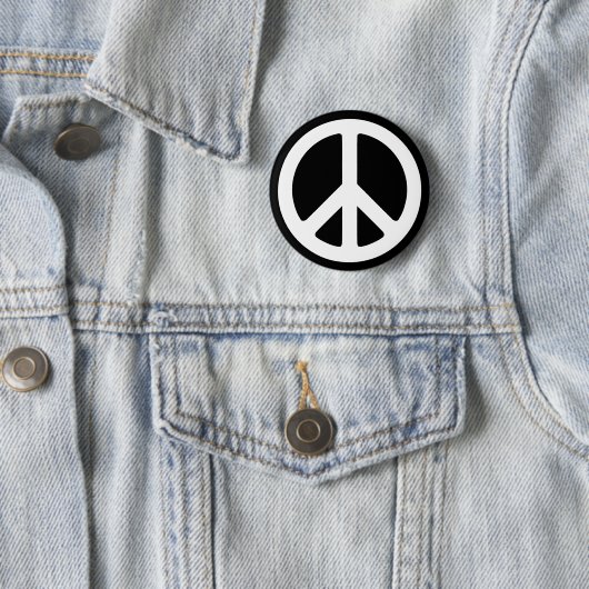 Template für das White Peace Symbol Button (Beispiel)