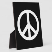 Template für das White Peace Symbol Fotoplatte (Seite)