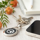 Template für das White Peace Symbol Schlüsselanhänger (Seite)