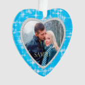 Template für die ersten Weihnachtssterne Ornament (Vorderseite)