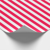 Template für die klassischen roten Streifen Geschenkpapier (Ecke)