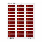 Template für die Weihnachtsbaumadresse (Vorne)