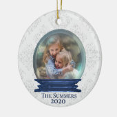 Template für die Weihnachtsschneedecke - Benutzerd Keramik Ornament (Links)