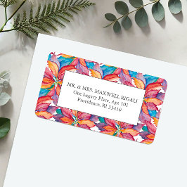 Template für Weihnachts-Rücksendeadressen-Aufklebe Adressaufkleber