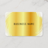 Template Gold Look Beruflich Moderne Elegant Visitenkarte (Vorderseite)