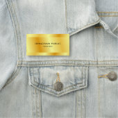 Template Imitats Gold Personalisiert Elegante Mode Namensschild (Beispiel)